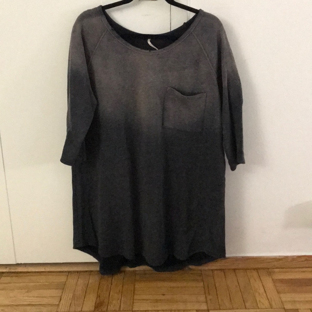 Ombré Free People Sweatshirt Tunic